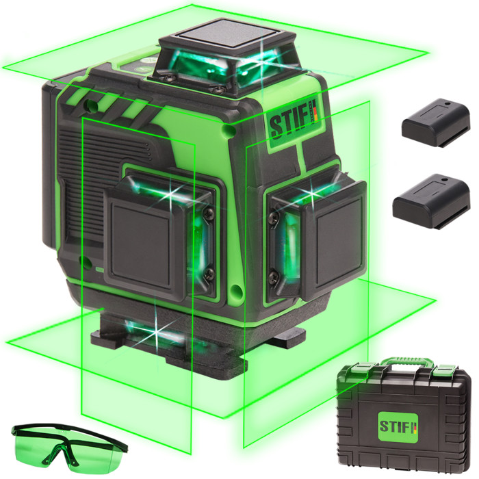 Купити Лазерний рівень 4D Stif Germany BL-16XL (2 акумулятори в